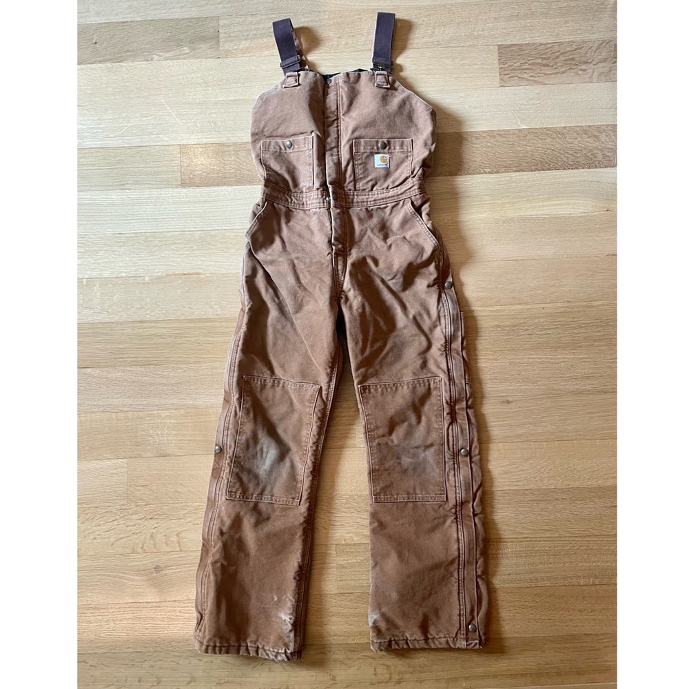 Carhartt Quilt-Lined Bib Overalls